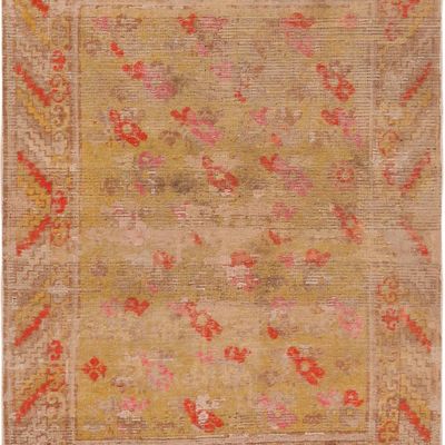 No Reserve - Antique Khotan Rug, East Turkestan, late 19th or early 20th century - 4 ft 8 in x 3 ft