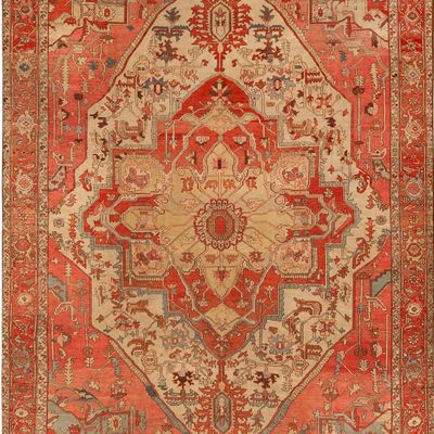 Large Antique Serapi Carpet, Northwest Persia, circa 1880 - 12 ft 3 in x 9 ft (3.73 m x 2.74 m)