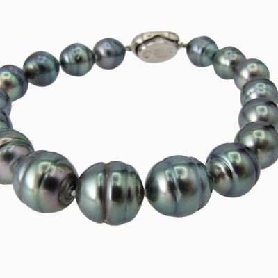 Sale Photo Thumbnail #95: Tahitian Cultured Pearl Sterling Bracelet