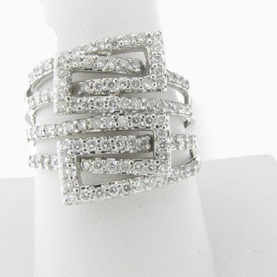 Sale Photo Thumbnail #80: 18K White Gold Diamond Ring