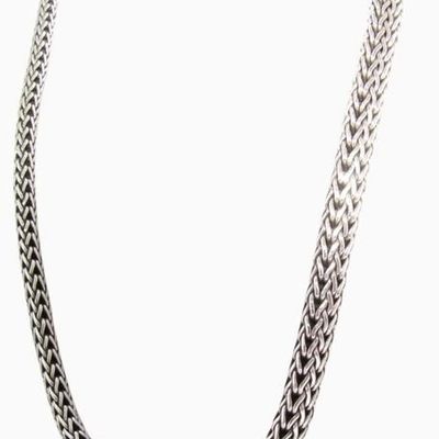 Sale Photo Thumbnail #8: John Hardy Sterling, 18K Dot Slide Pendant, Chain