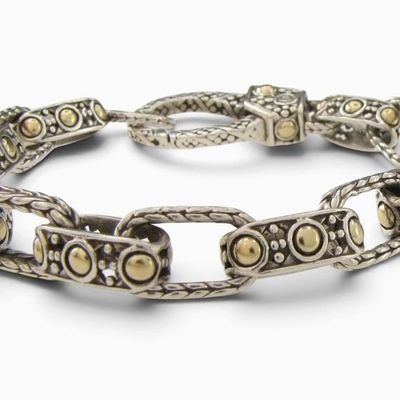 Sale Photo Thumbnail #13: John Hardy Sterling, 18K Bracelet