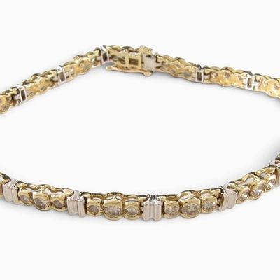 Sale Photo Thumbnail #84: 14K White Gold Diamond Bracelet