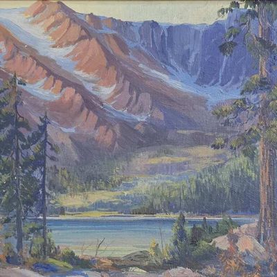 Sale Photo Thumbnail #151: Charles Johan Bergstrom 18x24 O/C "Lockvale, CO"
