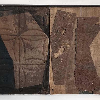 Sale Photo Thumbnail #165: James S Russell 18x24.5 Wood/Metal Abstract Sculpt