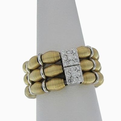 Sale Photo Thumbnail #47: 18K WG/YG Diamond Ring