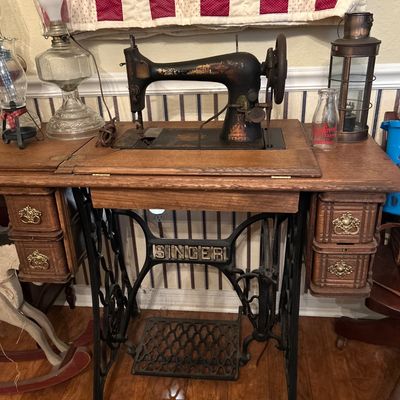 Antique sewing machine 