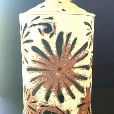 Rustic Metal Luminary/Lantern
