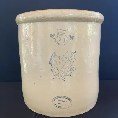 5 Gallon Stoneware Crock - Western Stoneware Company