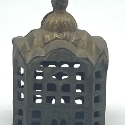Small Vintage Domed Cast Iron “Still” Coin Bank