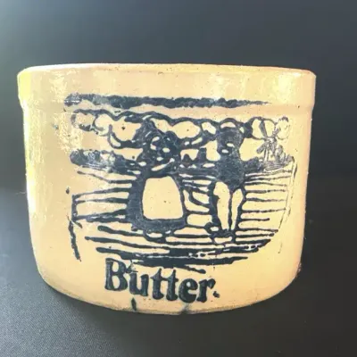 Vintage Stoneware Butter Crock