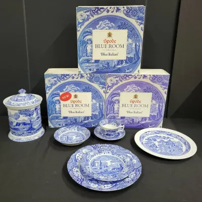 Spode Blue Italian Dinnerware & More (WH8)