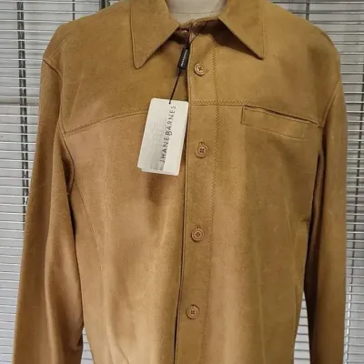 New Men's Suede Jacket by Jhane Barnes