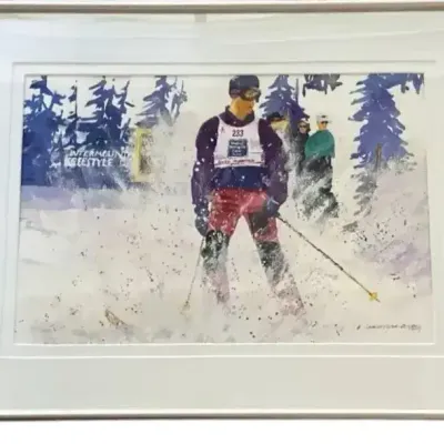 Linda Lee Foster Paul Painting (Finish Line 3)