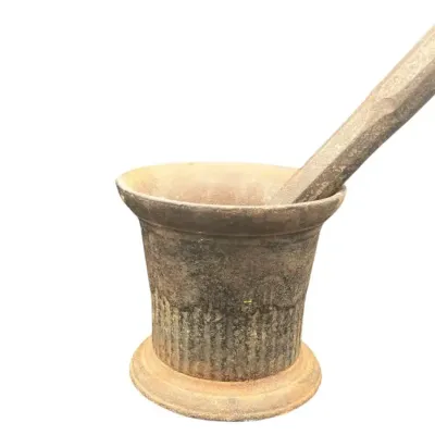 Cast Iron Mortar And Pestle 5" High