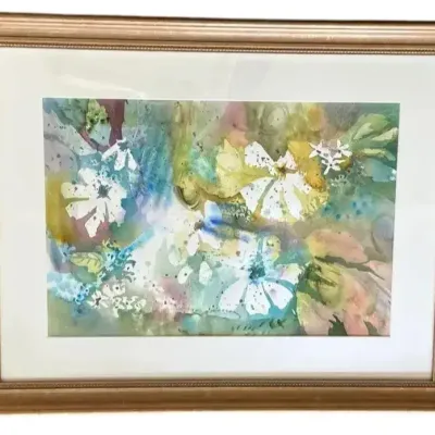 Linda Lee Foster Paul Painting -Floral Blossoms C 24" x 31"