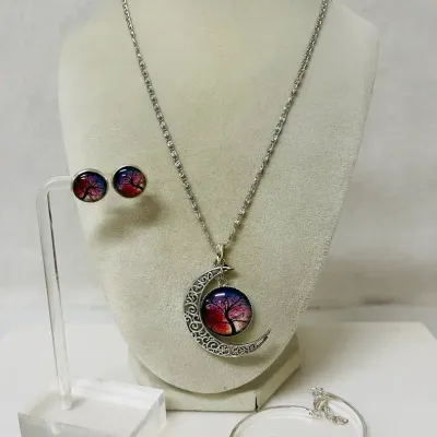 Three Piece Tree of Life Jewelry Set