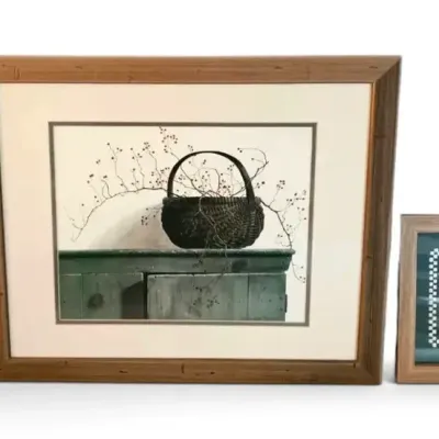 "Wild Rose Berries" Framed Print By Pauline Eble' Campanelli & Other Basket Prints