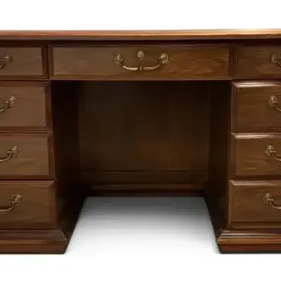 Dark Wooden Executive Office Desk
