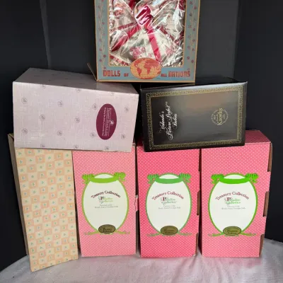 Assorted Vintage & Collectible Porcelain Dolls with Original Boxes lot #2