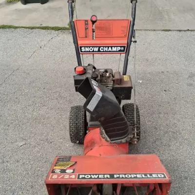 Snow Champ 5/24 Gas Powered Two-Stage Snow Blower – 24" Clearing Width