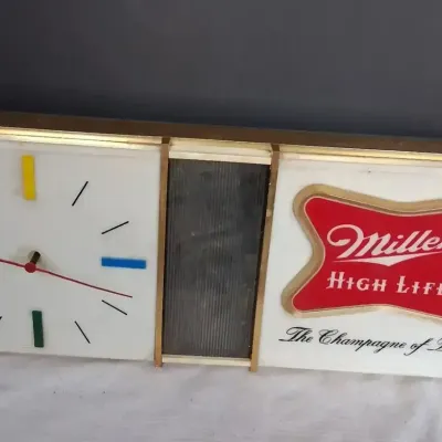 Vintage Miller High Life Advertisement Sign 