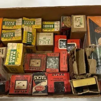 Mystery Lot Of Brads And Tacks