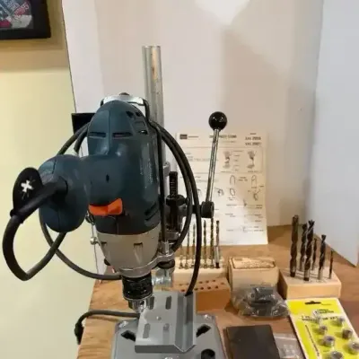Black And Decker Drill Press And Accessories