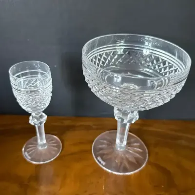 12 Waterford Castletown Cordial Glasses & Champagne Glasses