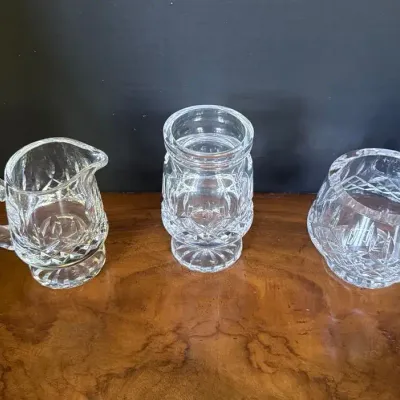 Waterford Lismore Creamer, Sugar & Condiments Jar