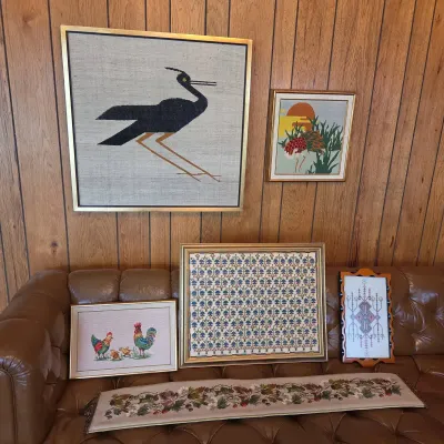 Needle Point Artwork