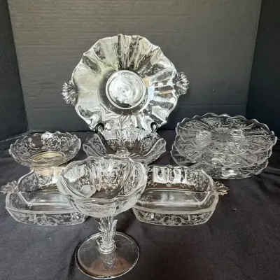 Fostoria Glass Serveware Collection