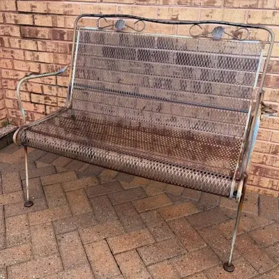 Outdoor Metal Bench
