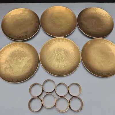 Neiman Marcus Decorative plates & napkin holders