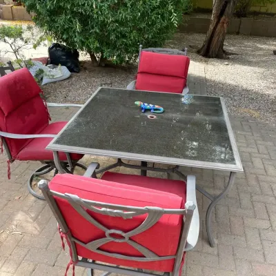Table And Three Chairs