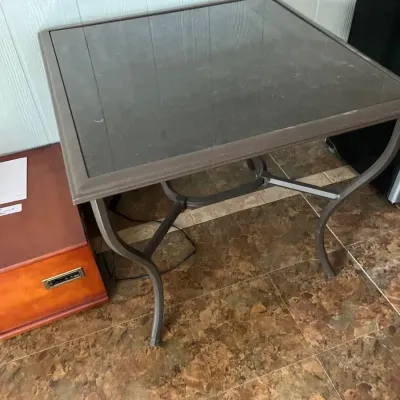Indoor/Outdoor Square Metal Table