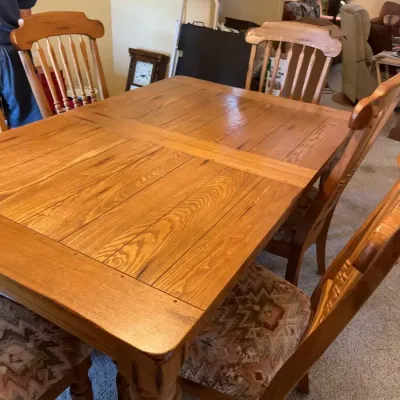Dining Table And Six Chairs