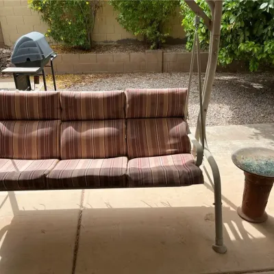 Porch Swing And Decor