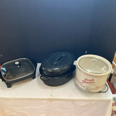 Hamilton Beach Crock Pot And Presto Electric Skillet