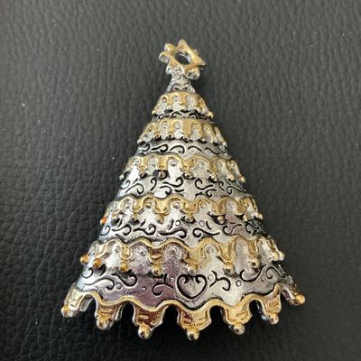 Vintage Christmas Tree Brooch Pin