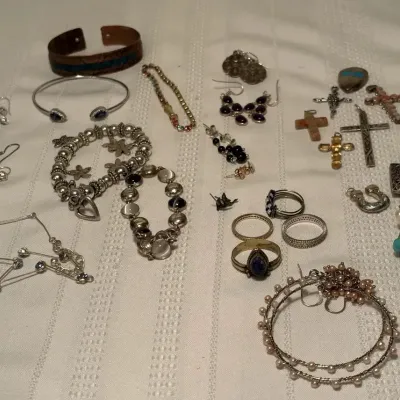 Bits & Pieces, Crosses, Rings, And Bracelets 