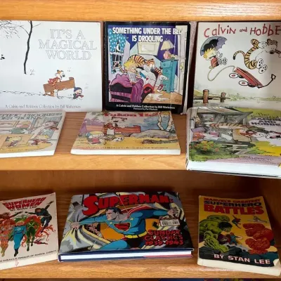 Assorted Kids Books. Calvin And Hobbes, Marvel Among Others