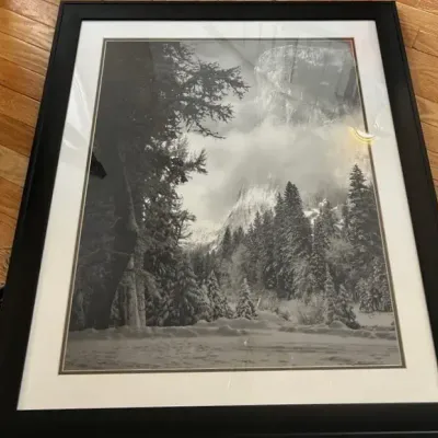 Ansel Adam’s Print and John Fielder Table Book