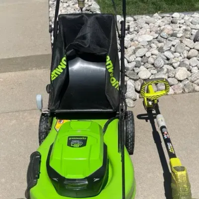 Greenworks Power All 48V Battery Operated Lawn Mower
