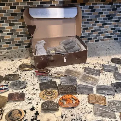 Collection of Belt Buckles 