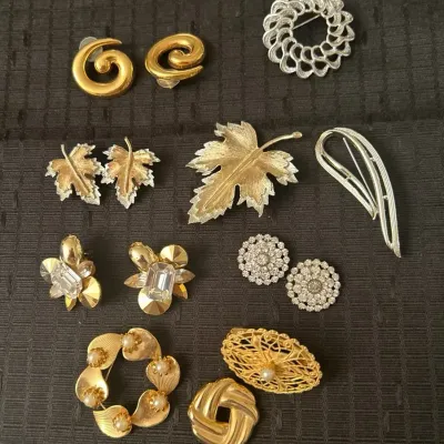 Vintage Sarah Coventry Nature’s Choice Brooch/Earrings Set & Much More