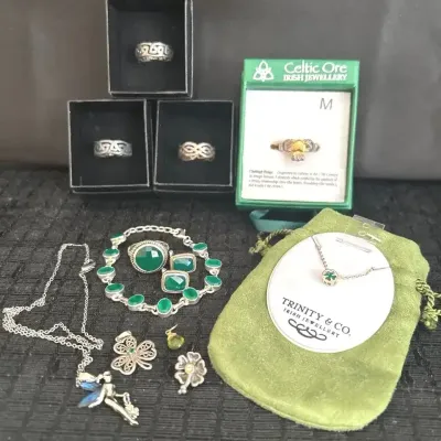 Irish Jewelry: Sterling, Gemstones & More