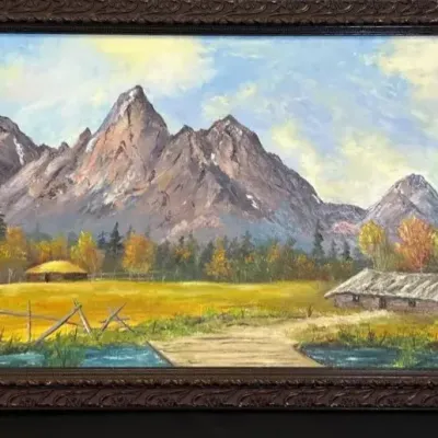 Oil Painting Mountainscape