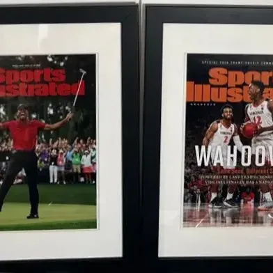 Black Framed Prints Sports Illustrated Tiger Woods/Virginia
