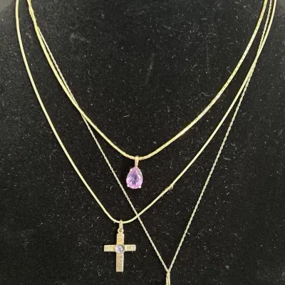 Trio of 14K Gold Necklaces
